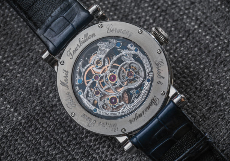 Grieb & Benzinger Blue Merit Watch Based On A. Lange & Söhne Tourbillon ...