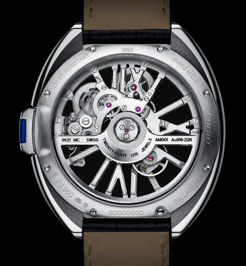 cartier automatic skeleton watch