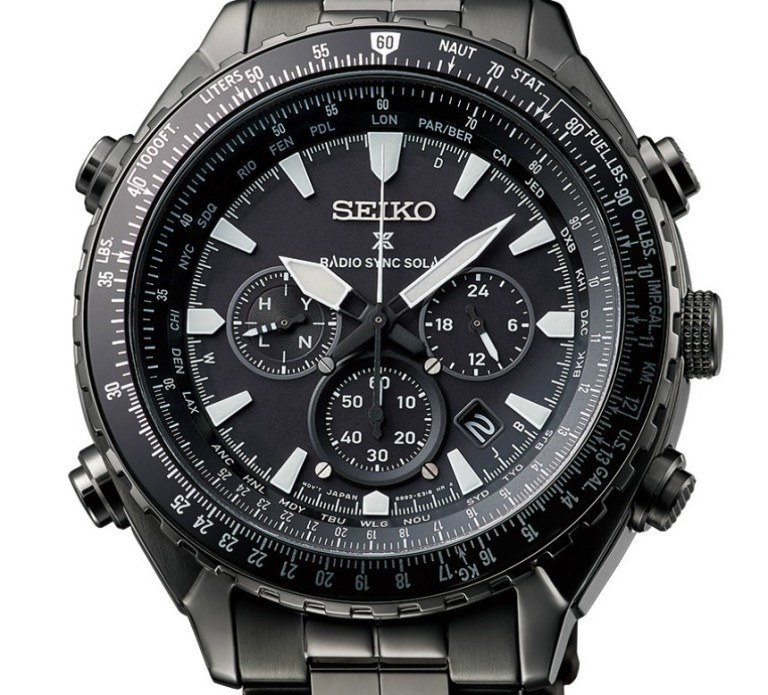 Seiko Prospex Radio Sync Solar World Time Chronograph Watch | aBlogtoWatch