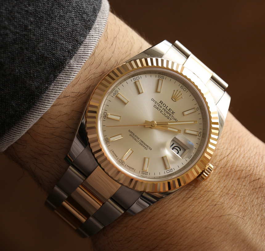 rolex 41mm datejust two tone