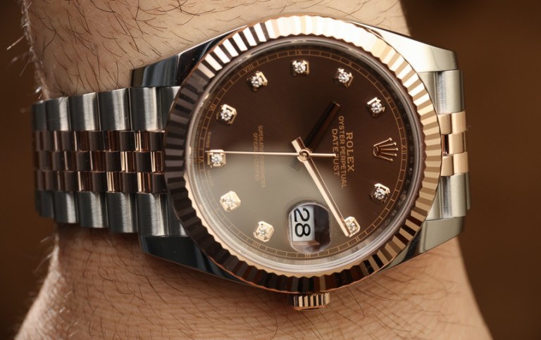 Rolex Datejust 41 Two-Tone Watches Hands-On | aBlogtoWatch