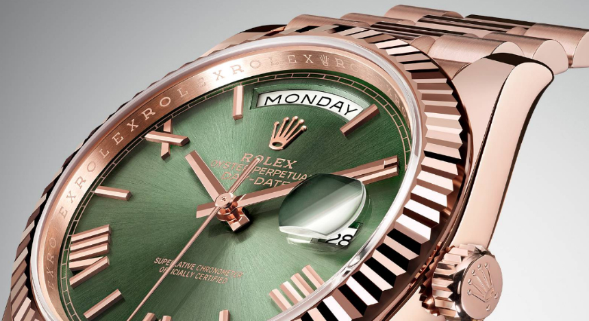 rolex anniversary green dial