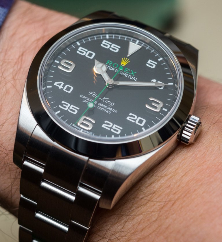 New 2016 Rolex Oyster Perpetual Air-king Watch Hands-on 