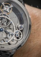 Arnold & Son Time Pyramid Translucent Back Watch Hands-On | aBlogtoWatch