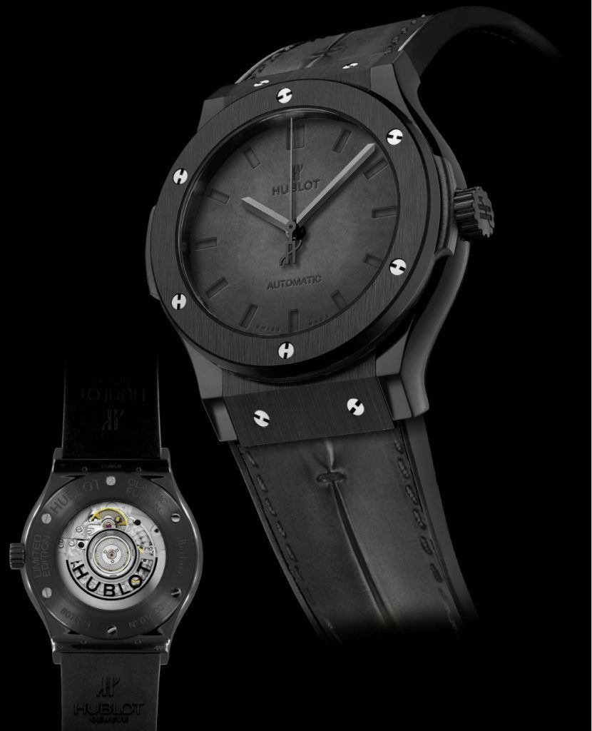 Hublot Classic Fusion Berluti Watch In All-Black & 'Scritto' | aBlogtoWatch