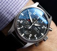 IWC Pilot's Watch Chronograph 3777 Timepieces For 2016 Hands-On ...