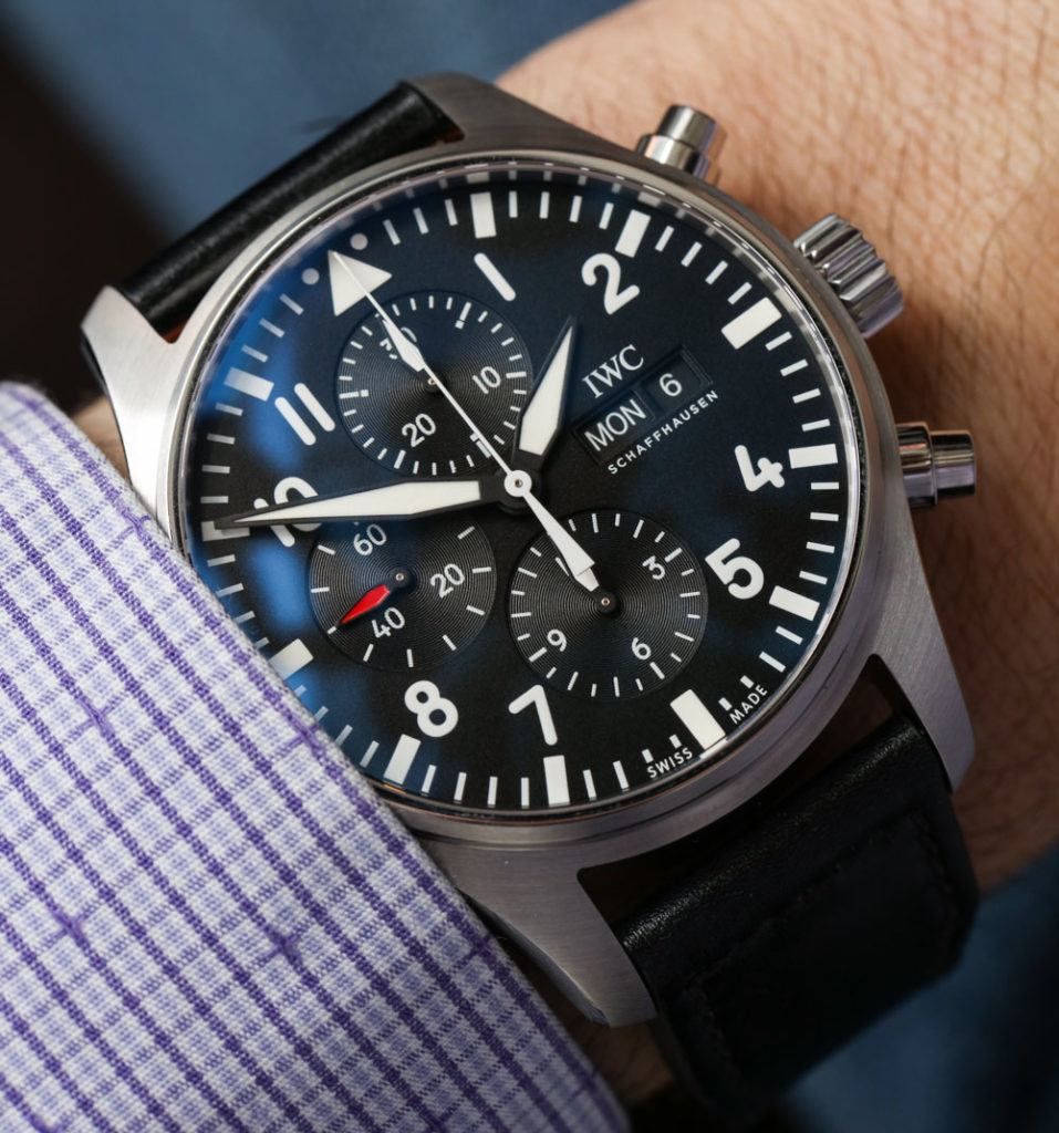 IWC Pilot's Watch Chronograph 3777 Timepieces For 2016 Hands-On ...
