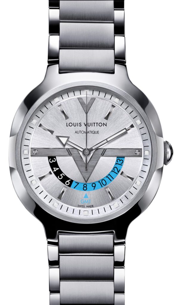 Watch Voyager GMT  Louis Vuitton Q7D311 Steel - Strap Steel
