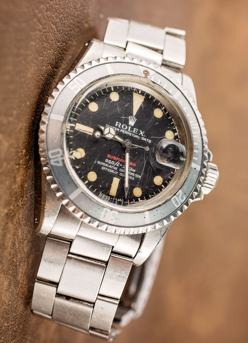 A Vintage Rolex 'Red Submariner' Watch With An Actual History Of ...
