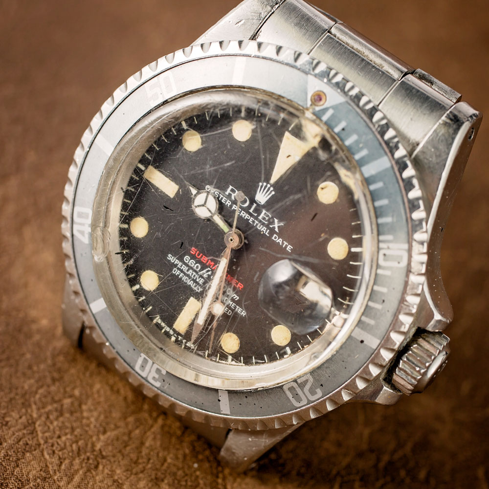 A Vintage Rolex 'Red Submariner' Watch 