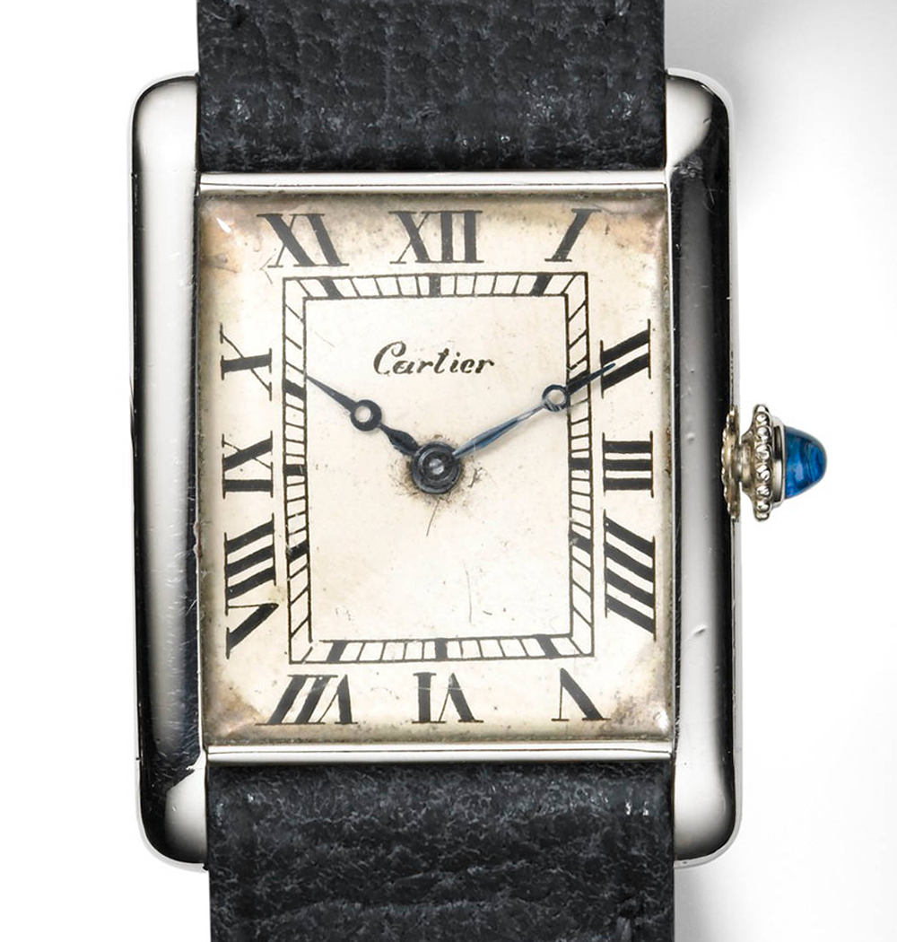 vintage cartier watch value