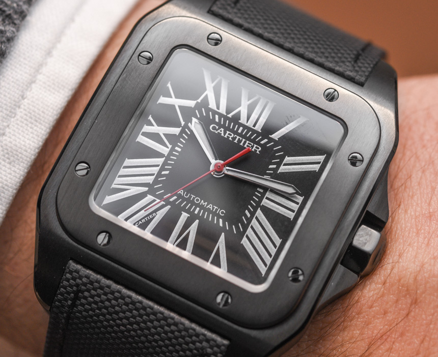 cartier santos 100 carbon chronograph watch price