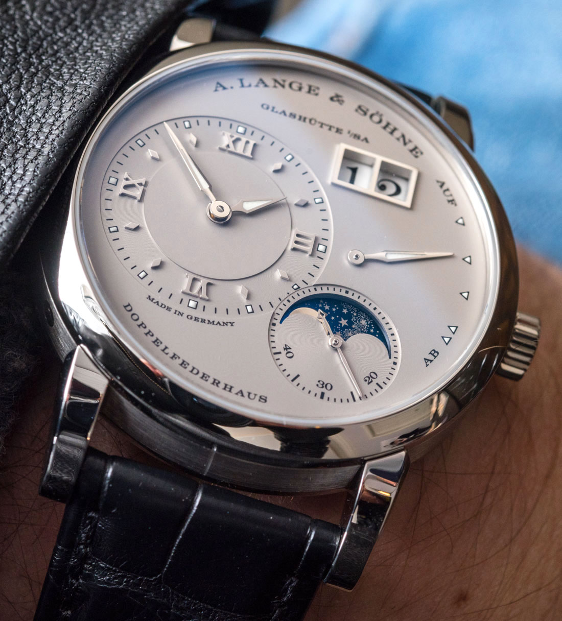 Updated A. Lange & Söhne Lange 1 Moon Phase Watch With Day/Night ...