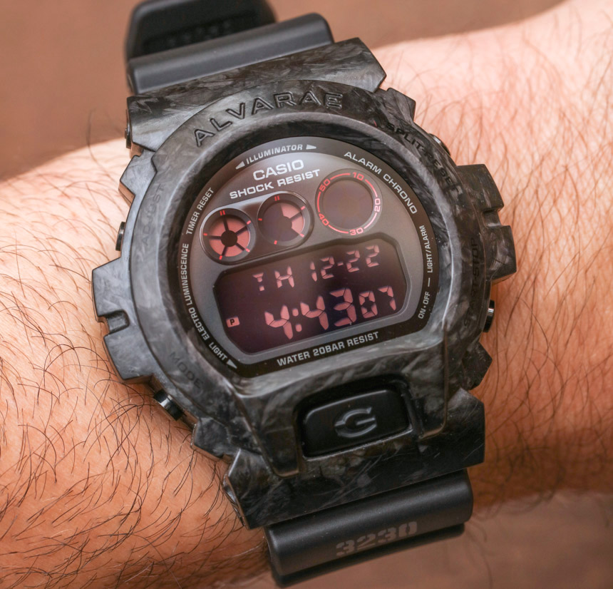 Zwaaien Peave Zwitsers Casio G-Shock DW6900 With Forged Carbon Armour Case By Alvarae Watch Review  | aBlogtoWatch