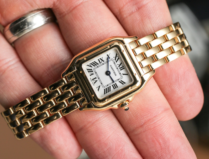 panthère de cartier watch small model yellow gold and steel