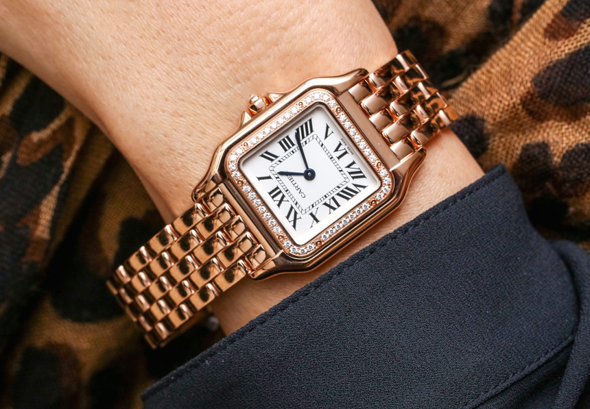cartier square watch gold