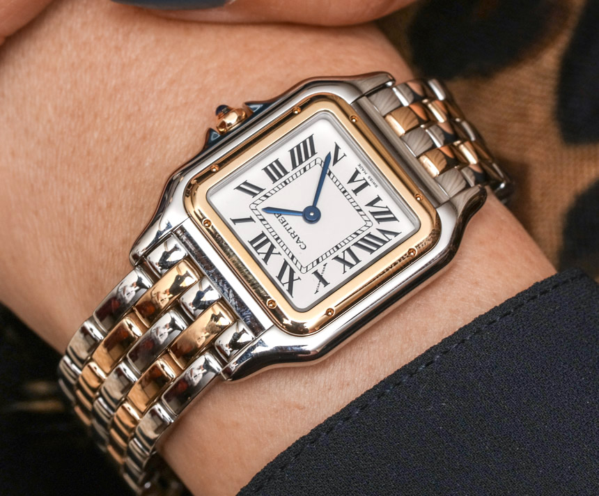 panthère de cartier watch small model yellow gold and steel