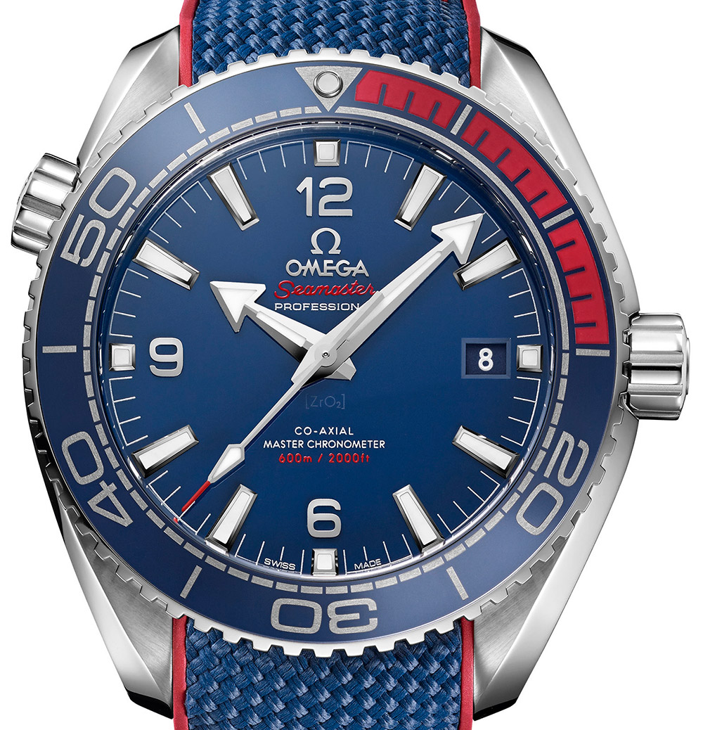 omega blue watch