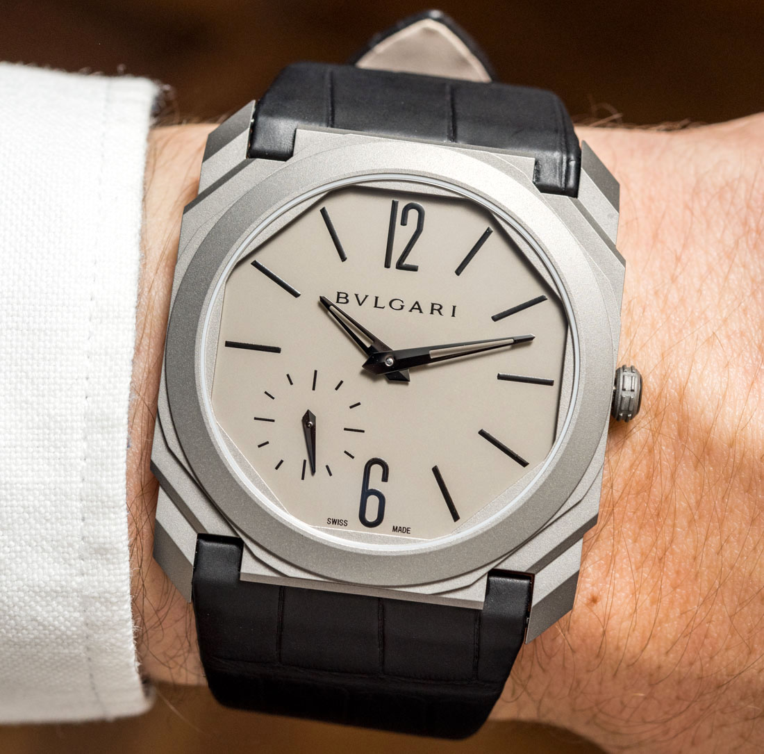 Record-Thin Bulgari Octo Finissimo Automatic Watch Hands-On | aBlogtoWatch