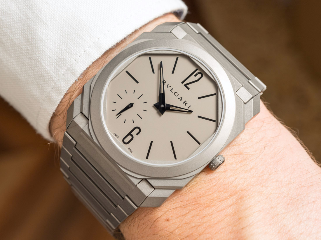 Record-Thin Bulgari Octo Finissimo Automatic Watch Hands-On | aBlogtoWatch