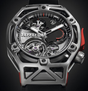 Hublot Techframe Ferrari Tourbillon Chronograph Watch Celebrating ...