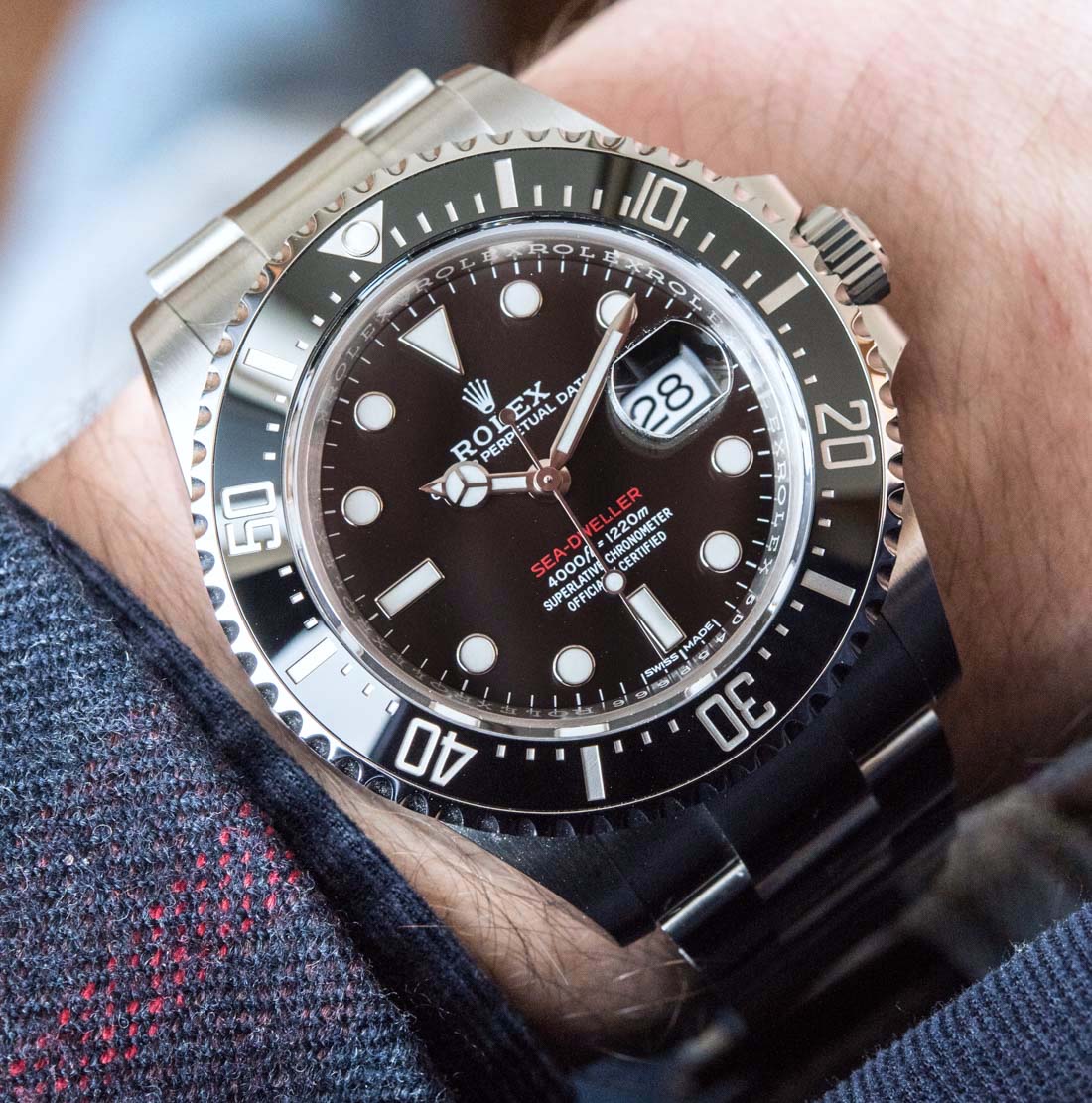 Rolex Sea-Dweller 126600 Watch Marks 