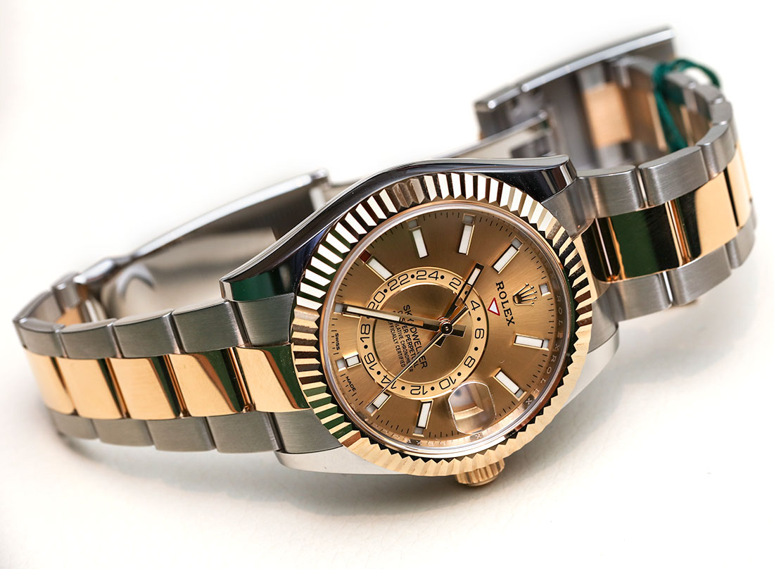 Rolex Sky-Dweller Watches In Two-Tone 