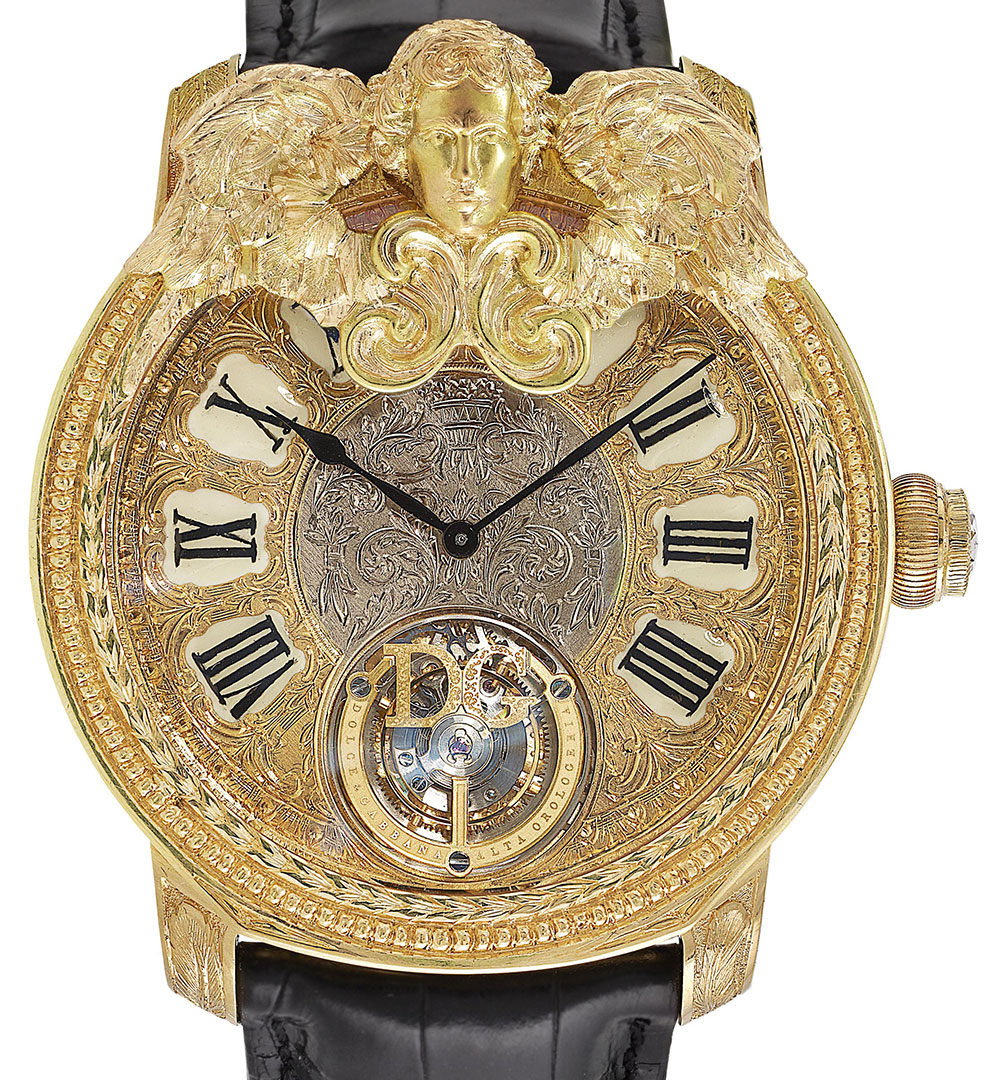 dolce gabbana gold watch