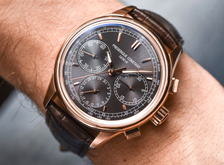 Frederique Constant Flyback Chronograph Manufacture Watch Hands-On ...