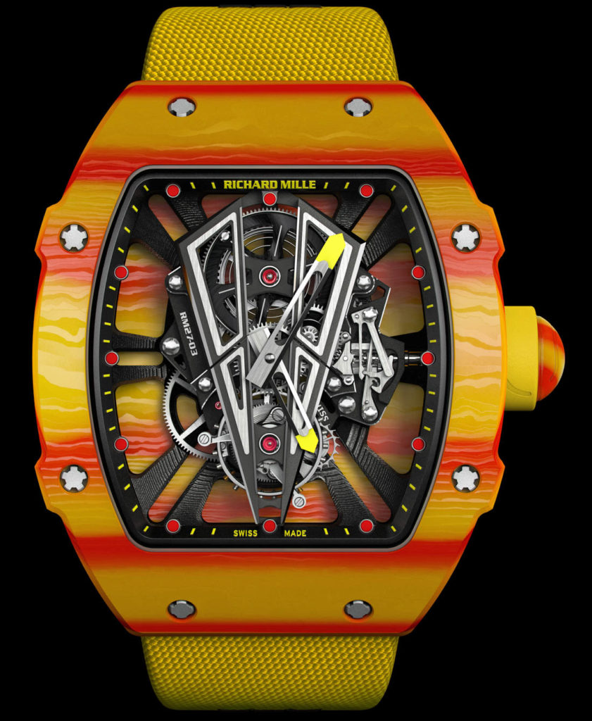 Richard Mille RM 27-03 Rafael Nadal Watch With A Tourbillon To
