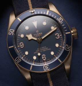 Tudor Heritage Black Bay Bronze Blue Watch | aBlogtoWatch