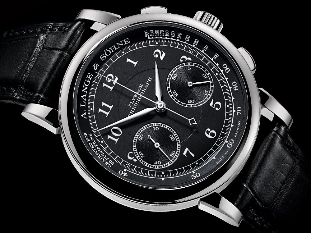 A. Lange & Söhne 1815 Chronograph Watch With Black Dial | aBlogtoWatch