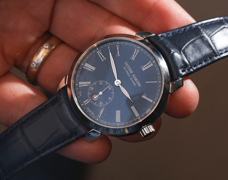 Ulysse Nardin Classico Manufacture 'Grand Feu' Blue Enamel Dial Watch ...