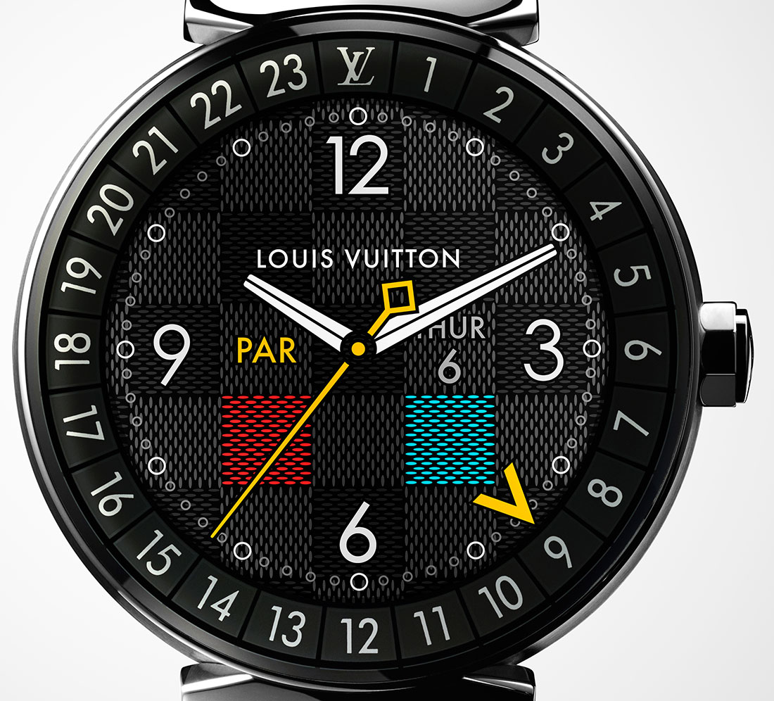 LOUIS VUITTON Smart Watch Tambour Horizon Connected Black japan