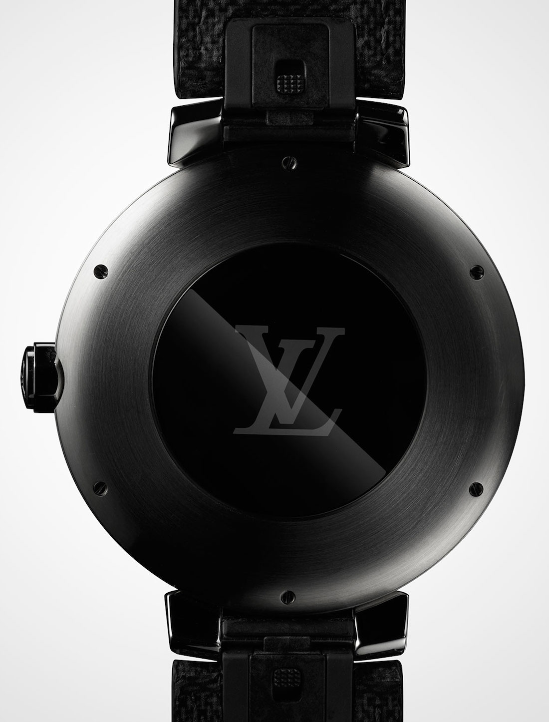 LOUIS VUITTON Smart Watch Tambour Horizon Connected Black japan new battery