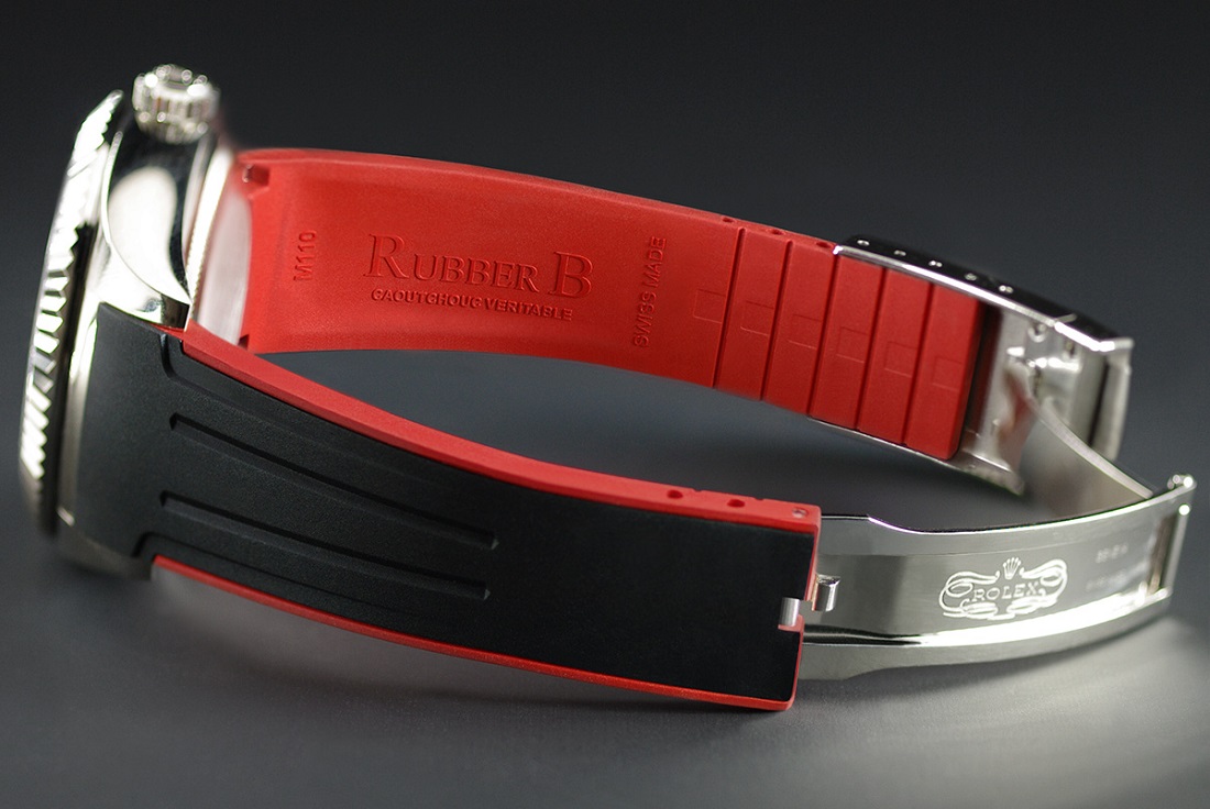 Rubber B Watch Straps For The Rolex Sky 