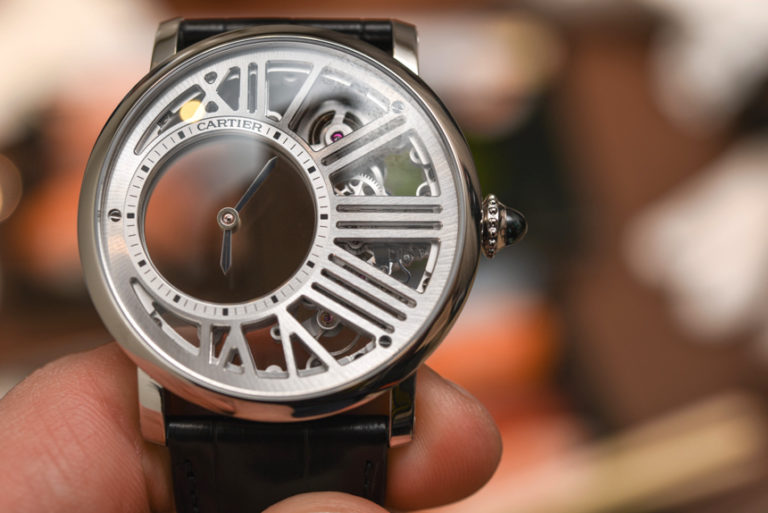 Cartier Rotonde De Cartier Mysterious Hour Skeleton Watch Hands-On ...