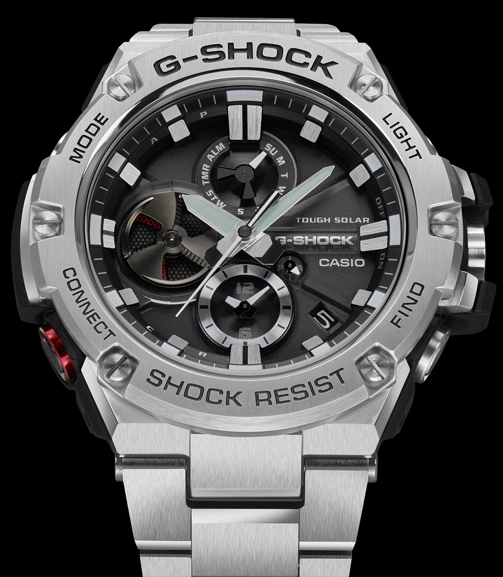 Casio G-Shock G-Steel 'Tough Chronograph' GST-B100 Series Bluetooth ...