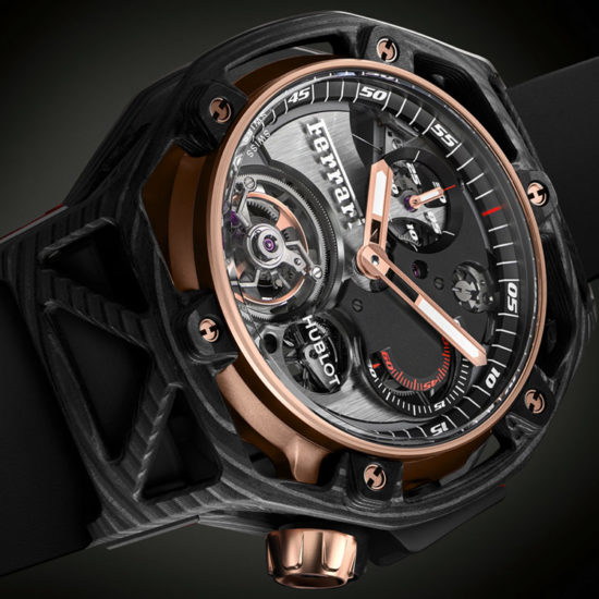 Hublot Techframe Ferrari 70 Years Tourbillon Chronograph Watch In PEEK ...