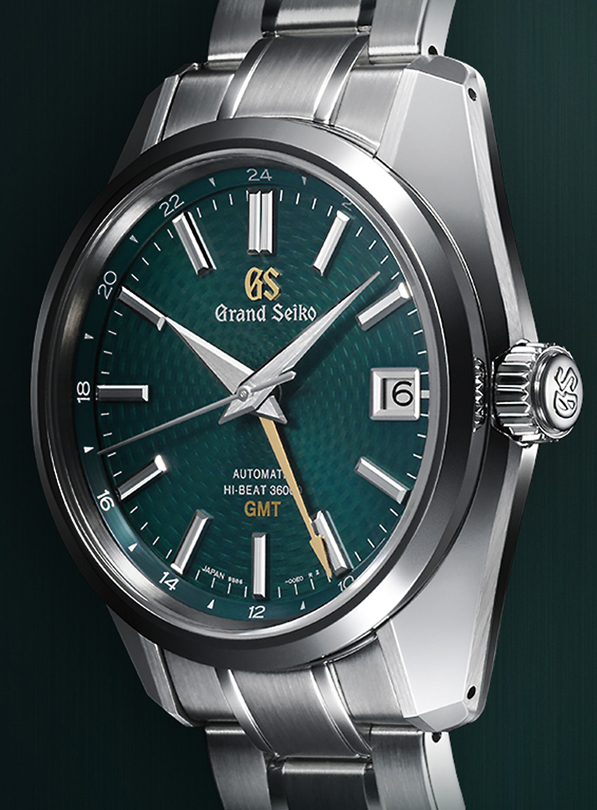 Grand Seiko Hi-Beat 36000 GMT Limited Edition SBGJ227 Watch Brings Popular Green Dial GMT Back | aBlogtoWatch