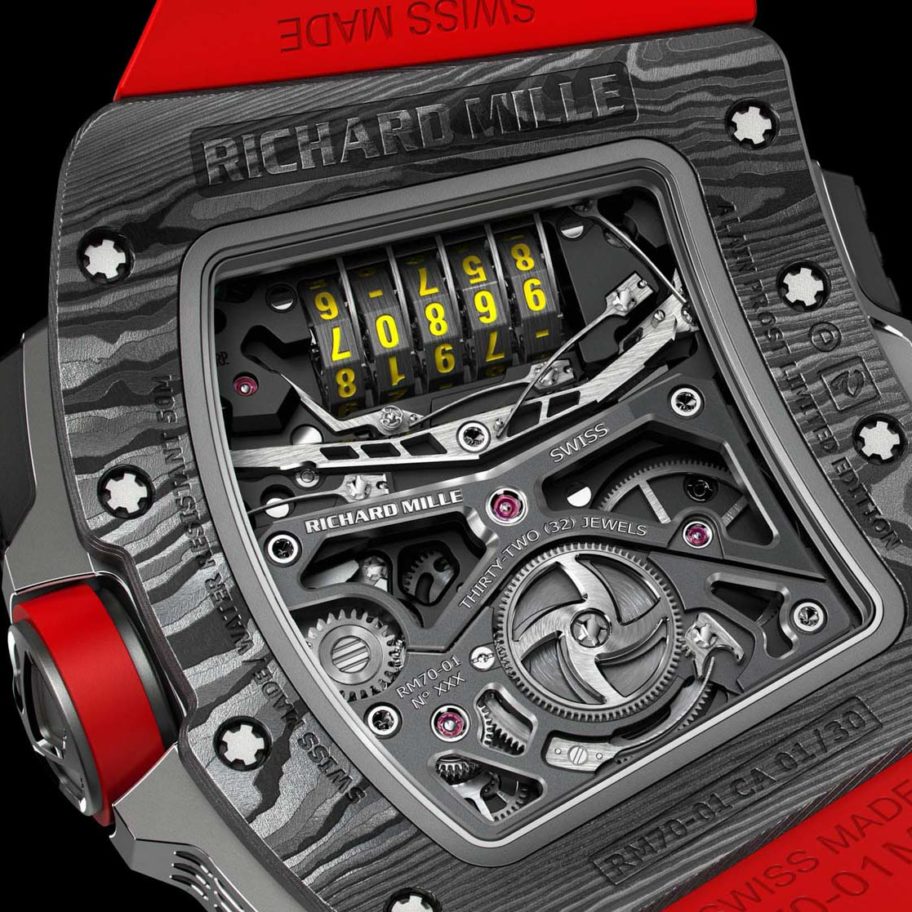 Richard Mille RM 70-01 Tourbillon Alain Prost 'Cycling' Watch ...