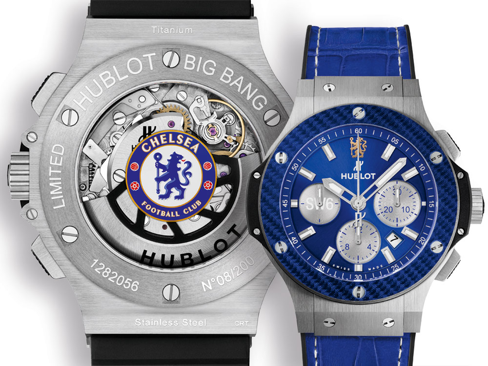 Hublot Big Bang Chelsea Football Club Blue Dial Mens Watch  301.SY.7129.LR.CFC17 