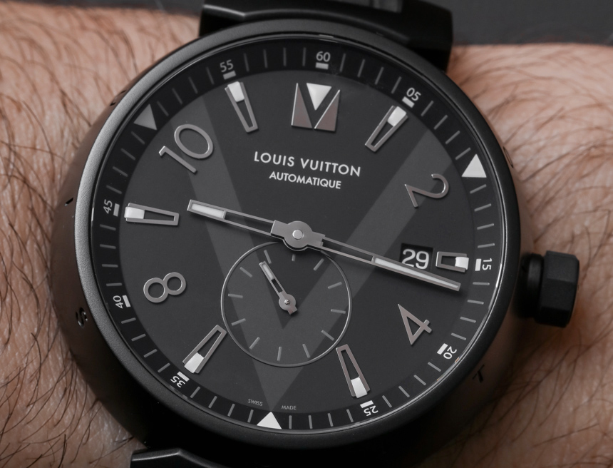 black lv watch