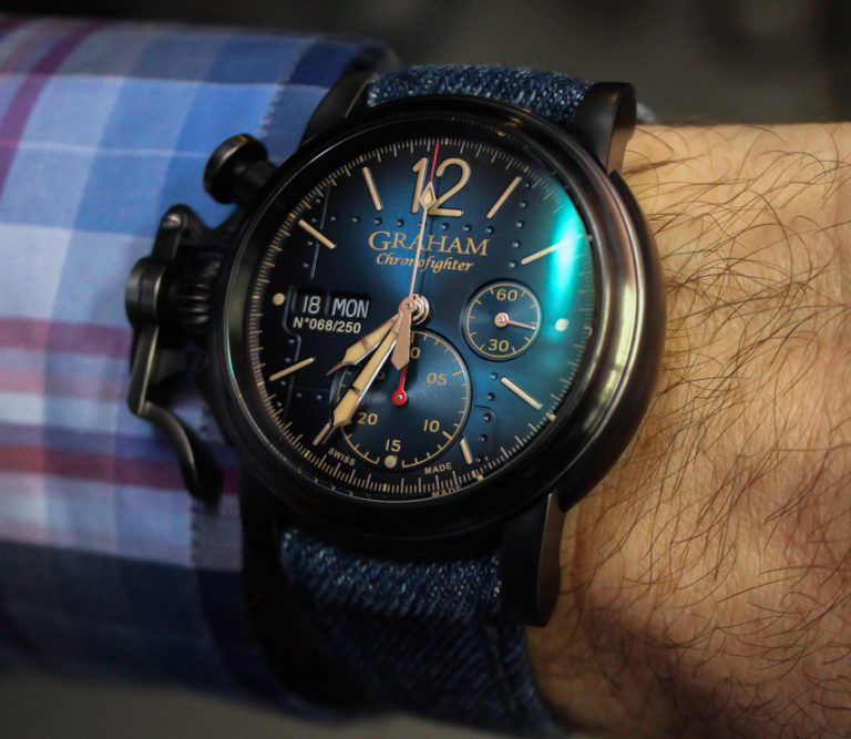 Graham Chronofighter Vintage Aircraft Watch Review | aBlogtoWatch