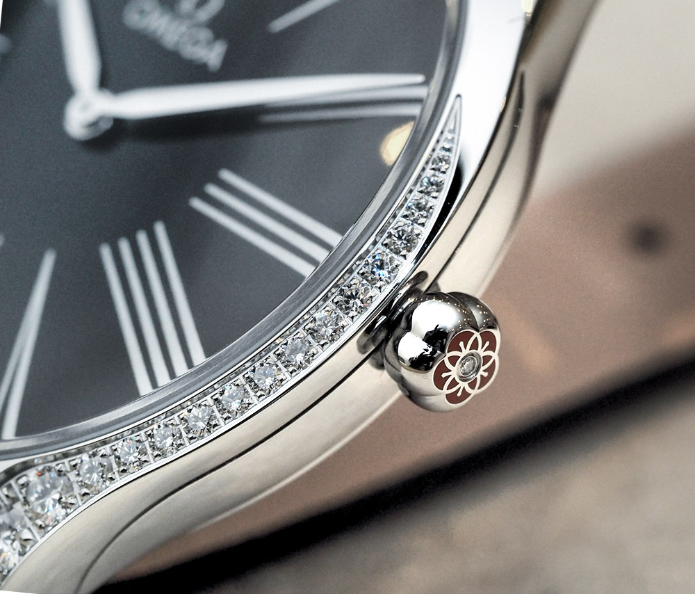 Mini Trésor De Ville Steel Diamonds Watch 428.17.26.60.04.001 | OMEGA US®