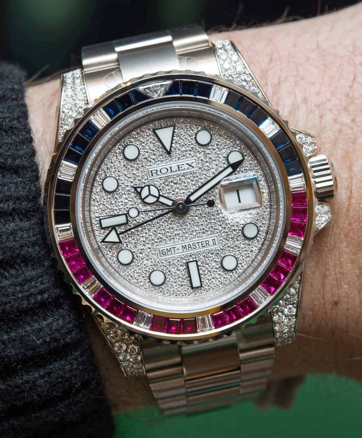 factory iced out rolex