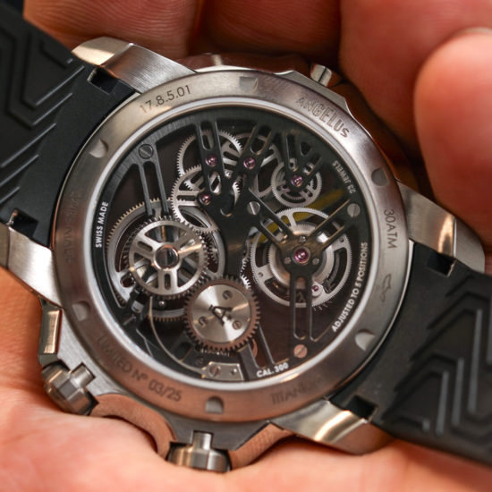 Angelus U50 Diver Tourbillon Hands-On | aBlogtoWatch