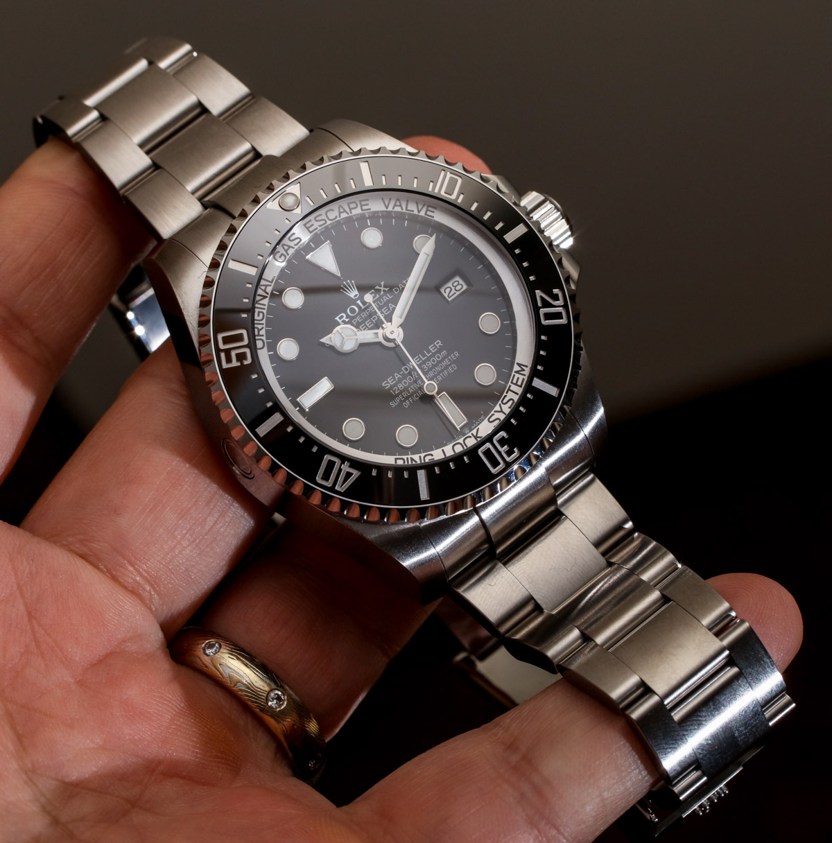 Rolex Deepsea SeaDweller 126660 'Black Dial' Watch HandsOn