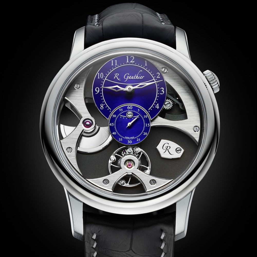 Romain Gauthier Insight Micro-Rotor Natural Titanium & Black Titanium ...