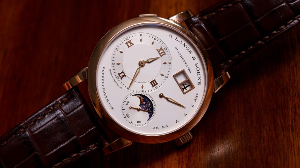 A. Lange & Sohne Lange 1 Moon Phase Watch Review | aBlogtoWatch